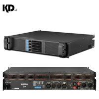 Amplificateur de puissance numérique de classe D à 4 canaux, 4 ohms, 1300 W RMS, boîtier métallique, montage en rack 2U, pour système de sonorisation de scène extérieure