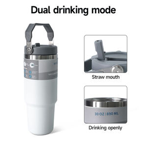 Thermos en acier inoxydable Atlas OEM de 30 onces avec isolation thermique de 6 à 12 heures pour les voyages - Product Image 4