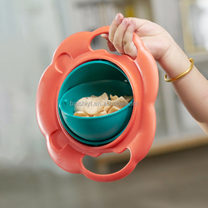 Platos para Bebé con Diseño de León, Modernos y Divertidos, Rotación de 360 Grados, Seguros, en Bolsa OPP, Buen Material para Comer y Alimentar - Product Image 4