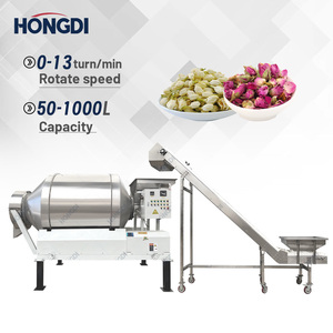Industrial 1500L <b>Rotary</b> Drum Mixer with Belt Conveyor, Large Capacity Grain and Plastic Granule Blending <b>Machine</b>, Food Grade - Product Image 2