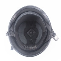 Casque Moto Rétro Classique Allemand de Haute Qualité, Demi-Face Cool pour Hommes, Casque Vintage pour Vélo Électrique et Moto