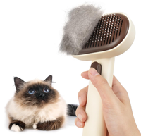 2 In1 Pet Hair Remover Brush <strong>Dog</strong> Pet Brushes Self Cleaning Remove Floating Hair Grooming Cat Comb Mascotas Accesorios Por Mayor