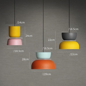 Nordic Designer Aluminum Pendant <b>Light</b> Led Round Single Head For Home <b>Dining</b> Room Bedroom Cafe Tea Room Apartment Guesthouse - Product Image 4