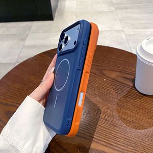 Custodia Magnetica Opaca per iPhone 17 Pro Max, Cover Protettiva Anti-Caduta Effetto Pelle per iPhone 16, Stile Business - Product Image 4