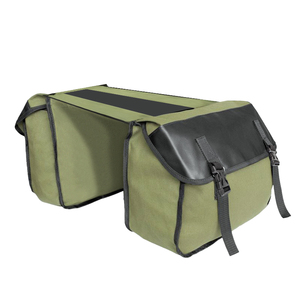 Bolsa de Lona Impermeable para Portaequipajes Trasero de Bicicleta, Ajustable, Universal, para Deportes, Viajes y Mensajería - Product Image 5