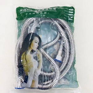 Tuyau de douche flexible en alliage de zinc de 2 mètres, diamètre intérieur fileté de 1/2 pouce, design minimaliste - Product Image 3