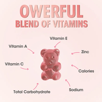 Gummies au collagène pour les cheveux et les ongles avec de la vitamine C pour stimuler la synthèse du collagène, améliorer les cheveux secs et les ongles cassants, complément beauté