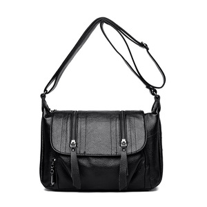 Bolsos de Mano para Mujer al por Mayor, Personalizados, Vintage, de Cuero PU, Tipo Tote, Bandolera, Hobo, con Doble Cremallera - Product Image 1