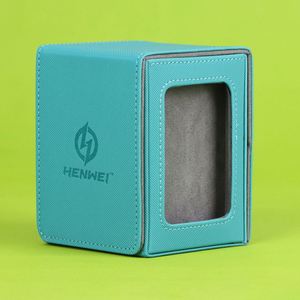 Customizable Embossed Logo Magnetic PU Card Storage <b>Box</b> for Board Games and Household Use - Product Image 3