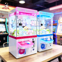 Machine à grue modulaire à monnayeur pour attraper les peluches, appareil de jeu d'arcade commercial personnalisable en acrylique/métal/plastique
