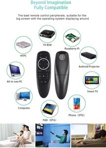 Souris volante vocale G10s Pro avec rétroéclairage, contrôleur d'apprentissage infrarouge utilisé pour Android <span class=keywords><strong>TV</strong></span> <span class=keywords><strong>Box</strong></span> <span class=keywords><strong>T9</strong></span> H96 Max X96 X88 Mini M8s - Product Image 3
