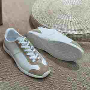 Nouvelles Chaussures Homme Rétro Polyvalentes pour le Bureau et la Carrière, Légères, Antidérapantes, à Lacets, en Cuir Véritable Patchwork, Confortables et Respirantes, Printemps/Été - Product Image 6