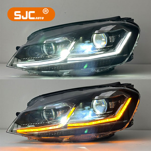 SJC luci a testa automatica per <span class=keywords><strong>VW</strong></span> <span class=keywords><strong>Golf</strong></span> 7 <span class=keywords><strong>7.5</strong></span> 2013-2020 gruppo a LED di alta qualità faro indicatore di direzione luci di testa per <span class=keywords><strong>VW</strong></span> MK <span class=keywords><strong>7.5</strong></span> - Product Image 1