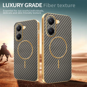 Coque de téléphone magnétique en fibre de carbone avec protection d'objectif pour Xiaomi Poco <span class=keywords><strong>M8</strong></span> Pro/<span class=keywords><strong>M8</strong></span>/F8 Ultra/F8 Pro/X7 Pro - Product Image 4