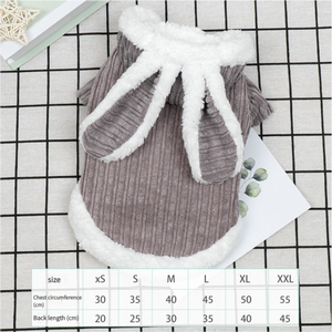 Autunno inverno di piccole dimensioni cappotto di velluto a coste <span class=keywords><strong>per</strong></span> cani ispessito di velluto coniglio <span class=keywords><strong>abbigliamento</strong></span> <span class=keywords><strong>per</strong></span> animali domestici Corgi cucciolo <span class=keywords><strong>abbigliamento</strong></span> all'ingrosso <span class=keywords><strong>per</strong></span> natale - Product Image 6