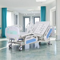 LC-S301 manuel lit d'hôpital à trois fonctions lit d'hôpital multifonctionnel rééducation en soins intensifs pour la maison et les milieux médicaux