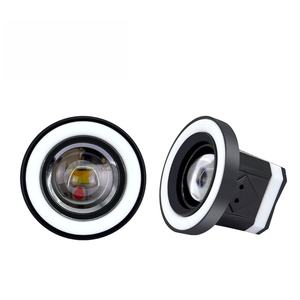Faro Delantero LED de 15W para Motocicleta con Anillo Halo de Doble Color, Resistente al Agua IP68, Luces Antiniebla, Proyector, Luz Estroboscópica de Trabajo - Product Image 1