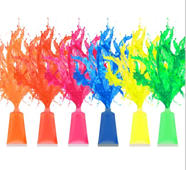 Праздничная картина для вечеринки, сделайте себя собственным брендом, косметика для веганов, 5 шт., неоновая флуоресцентная краска для тела