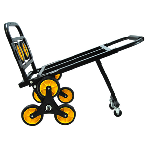Chariot de manutention pliable en aluminium pour entrepôt, capacité de charge 150 kg, avec 3 roues, pour ascension d'escaliers FHT150-6S FHT150-6S 15 - Product Image 4
