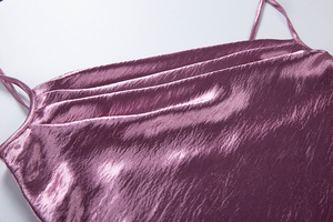 Nuevo personalizado sólido colores tapa del tanque de verano Irregular Tops correa de espagueti Top Halter para las mujeres - Product Image 6