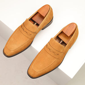 Zapatos de Tacón Bajo de Ante Sintético Negro con Punta Puntiaguda, para Oficina y Trabajo, para Todas las Temporadas, con Suela de Goma Transpirable y Entresuela de EVA, Envío Directo - Product Image 4