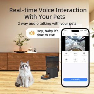 Distributeur automatique de nourriture <span class=keywords><strong>pour</strong></span> animaux de compagnie intelligent 7L avec caméra, contrôle par application WiFi Tuya, <span class=keywords><strong>pour</strong></span> chiens et chats - Product Image 6