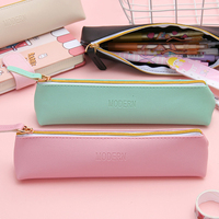 Étui à crayons en cuir PU de qualité supérieure, trousse de maquillage étanche, sac de voyage personnalisé avec nom, pochette à stylos, vente en gros pour étudiants