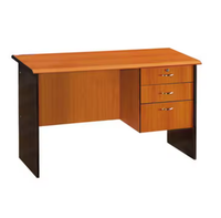 Bureau de direction moderne Table d'ordinateur convertible en MDF populaire Meuble à panneaux en bois avec design élégant