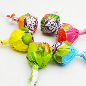 Dulces de piruleta personalizables de alta calidad, formas de concha coloridas, caramelo Big Bom <span class=keywords><strong>Bonbon</strong></span> relleno de goma dura en embalaje a granel - Product Image 3