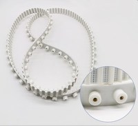Courroie de distribution en PU avec déflecteur AT10 OEM, largeur 30 mm, 40 dents, écrou diamanté en métal à fausse dent et accessoires