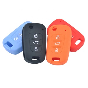 Keyyou — <span class=keywords><strong>coque</strong></span> de clé de voiture en Silicone, étui pour K ia RIO K2 K5 Sportage, Sorento pour <span class=keywords><strong>Hyundai</strong></span> i20 i30 i35 <span class=keywords><strong>iX20</strong></span> solara - Product Image 2