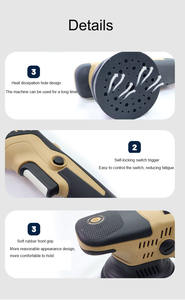 480W Offre Spéciale personnalisé Mini voiture de poche Machine à polir cire peinture outils électriques batterie Machine à polir - Product Image 5