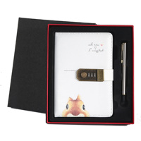 Journaux en cuir personnalisables avec verrou