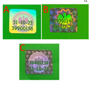 Autocollant holographique personnalisé avec micro-texte et <span class=keywords><strong>image</strong></span> dynamique en feuille - Product Image 4