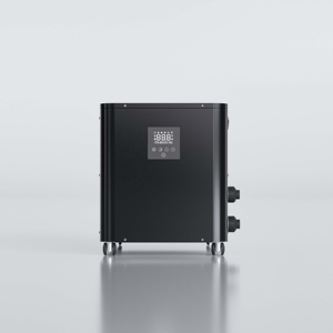 Bomba enfriadora industrial negra personalizada de 1.5HP para exhibición de baño de agua fría, enfriador industrial de 220V - Product Image 2