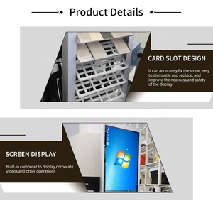 Tsianfan tùy chỉnh tầng thường vụ quảng cáo hiển thị gian hàng Triển Lãm Đứng đá cẩm thạch Mẫu sứ thạch anh hiển thị giá - Product Image 3