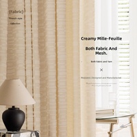 Voilage brodé de style français haut de gamme à double épaisseur pour la décoration des fenêtres du salon, de la chambre et du bureau