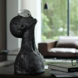 Con người điêu khắc Mỹ phong cách nghệ thuật trừu tượng nhựa điêu khắc hình cho phòng khách