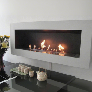 Inserto per Caminetto <span class=keywords><strong>a</strong></span> <span class=keywords><strong>Bioetanolo</strong></span> Lineare Intelligente Moderno con Riscaldamento per Uso Interno in Ville e Appartamenti, Bruciatore in Acciaio 500mm - Product Image 3