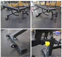 Bancs de musculation multifonctionnels unisexes pour la force de base, bancs de musculation pliables en acier pour la maison, bancs de musculation pour soulever des poids