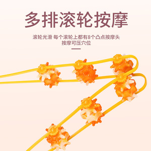 Handheld Massage <b>Roller</b> With <b>Rollers</b> Portable <b>Back</b> Massager For Muscle Relief And Blood Circulation Home Use - Product Image 5