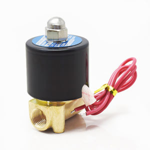 โซลินอยด์วาล์วทองเหลือง DC24V AC220V 2W200-20 2W025-08โซลินอยด์วาล์วน้ำไฟฟ้า2ทาง - Product Image 3