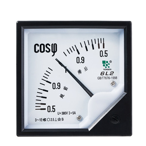 Tengen 6L2 Power Factor Meter 380V 5A Cos <b>Electrical</b> Measuring <b>Instrument</b> - Product Image 4