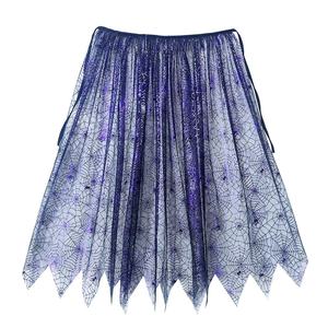 Conjunto de Disfraz de Araña para Halloween, Falda de Araña con Diadema, Falda Tutú para Niñas, Disfraz de Cosplay para Fiesta de Halloween - Product Image 4