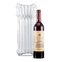 Vente directe d'usine Tengen protecteur de bouteille de vin transparent emballage d'airbag en plastique gonflable pour une bouteille