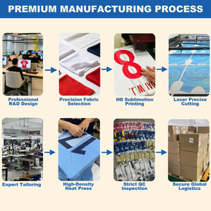 Camiseta <span class=keywords><strong>de</strong></span> Fútbol Personalizada para Hombre, Modelo Marsella 26/27, Diseño <span class=keywords><strong>de</strong></span> Mármol Rojo, Transpirable, <span class=keywords><strong>de</strong></span> Secado Rápido, 100% Poliéster, Cuello Redondo, Uniforme <span class=keywords><strong>de</strong></span> Entrenamiento - Product Image 5