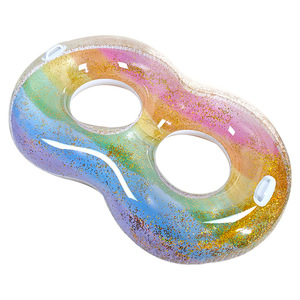 Bouée gonflable Rainbow Gemini <span class=keywords><strong>en</strong></span> PVC écologique, épaisse et anti-retournement, pour débutants et adultes - Product Image 5