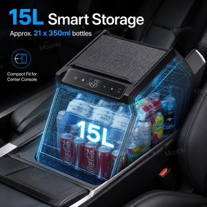 Réfrigérateur intelligent 15L pour console centrale Tesla Cybertruck avec application Bluetooth, écran tactile, refroidissement et chauffage - Product Image 5