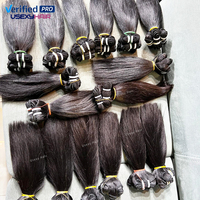 Venta al por mayor china: Extensiones de cabello humano virgen 100% con cutícula alineada, liso extremo SDD, 12A 15A, cabello crudo vietnamita, paquetes de cabello para proveedores.