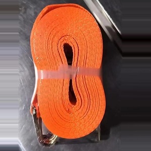 Tùy Chỉnh Polypropylene Phẳng Mắt Vải 4M 12M 2 Tấn 3000Kg Ratchet Dây Đeo Hàng Hóa Lashing Với J Móc - Product Image 5